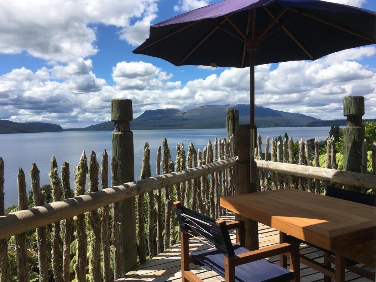 Te Whare -Lake Tarawera Tree-Top Nest Bagian luar foto